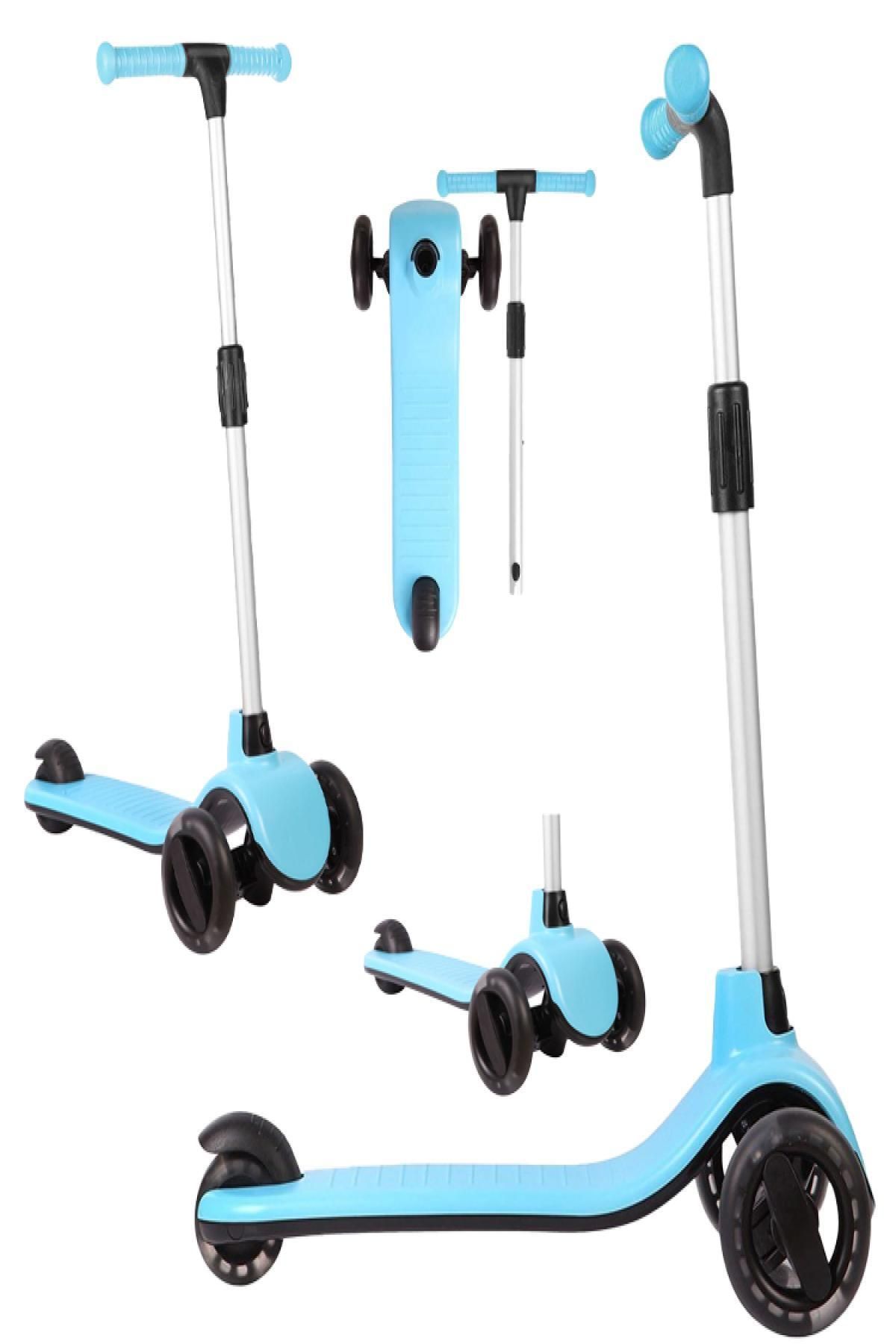 MMB Boutique-Enfal Lc 30904 - Lets Ride Blue Lighted Scooter 3