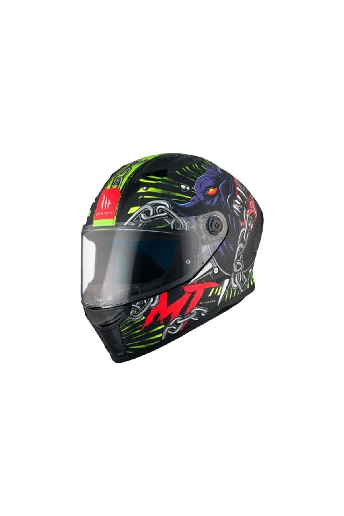 MT-Stinger 2 Akın A3 - Matte Black Motorcycle Helmet 1