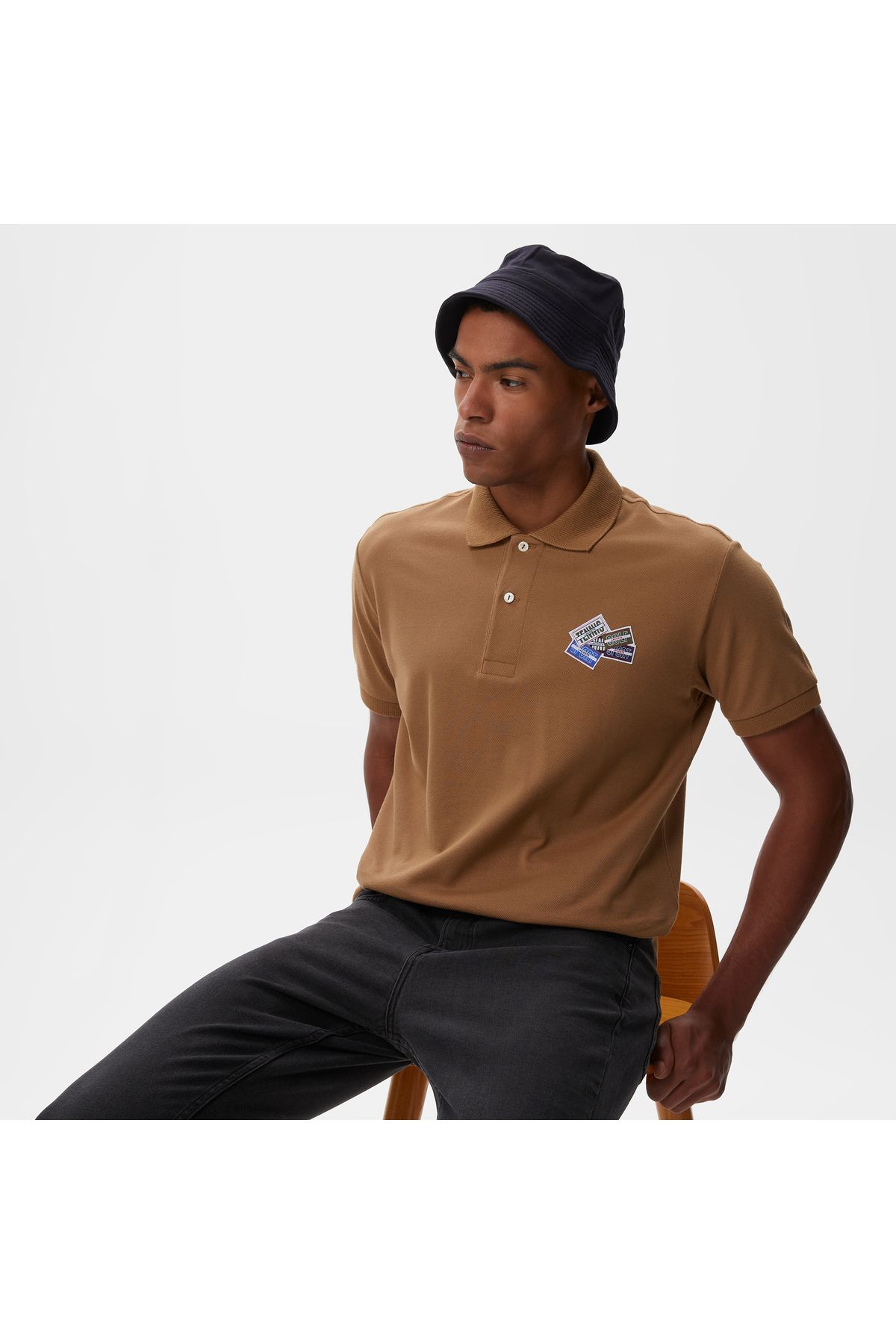 تی شرت یقه پولو مردانه L.12.12 کلاسیک مناسب طرح دار چوگان Lacoste