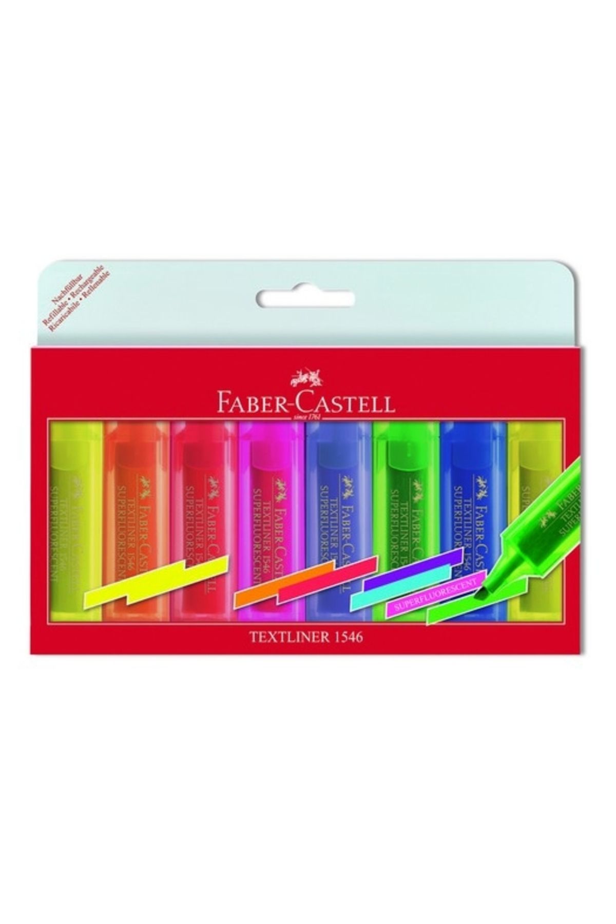 Faber Castell Fosforlu Kalem Seti 8 Renk