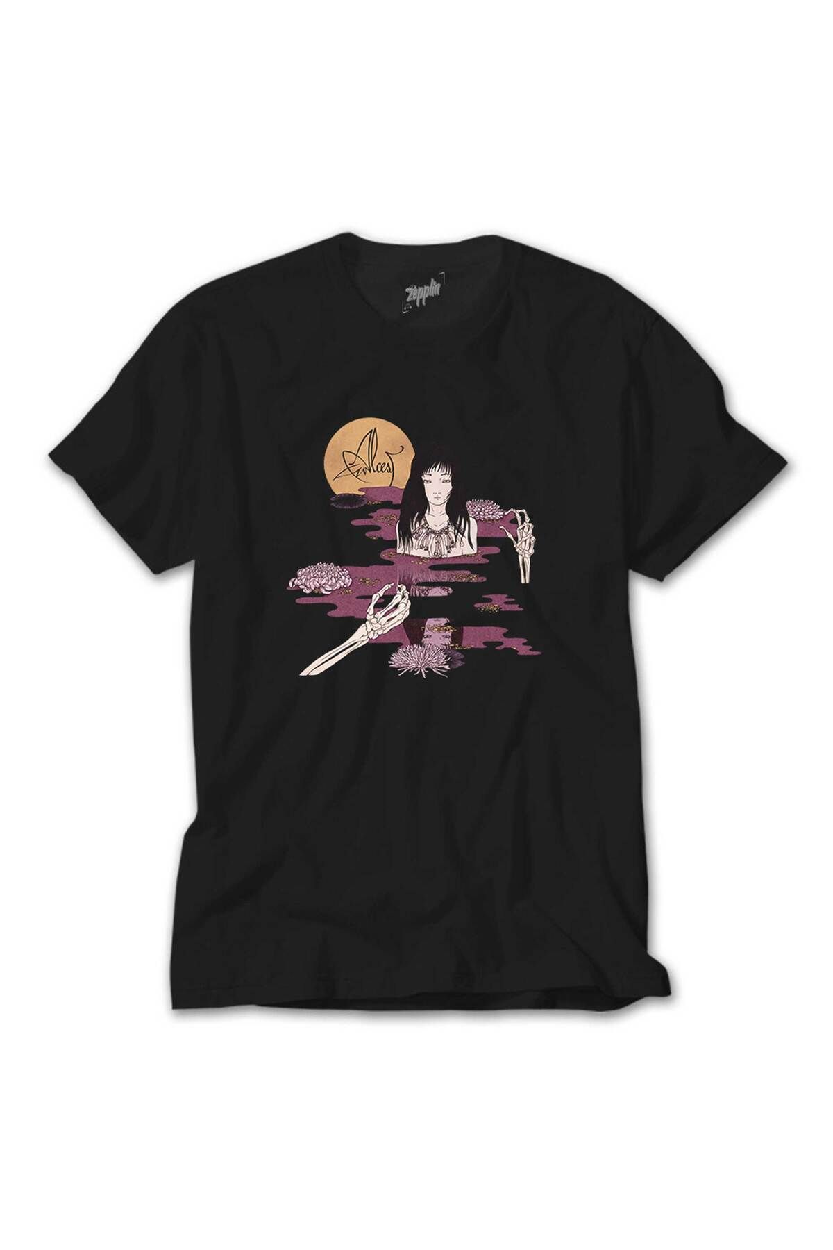 WAKHA Alcest Kodama Siyah Tişört
