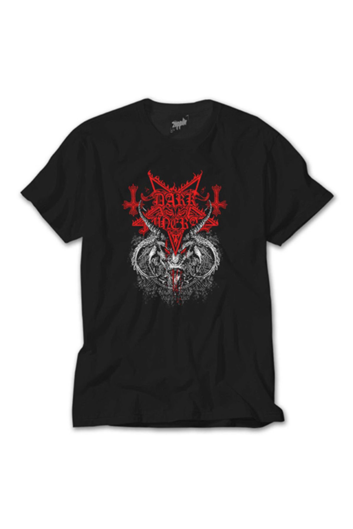 WAKHA Dark Funeral Demon Head Siyah Tişört