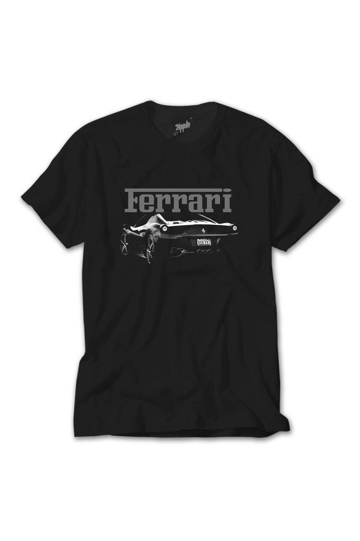 WAKHA Ferrari Ghost Siyah Tişört