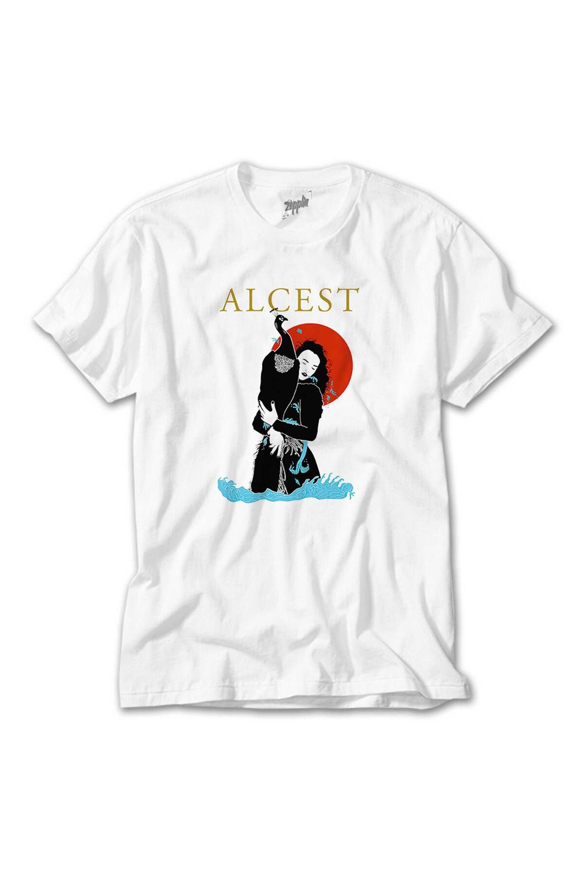 WAKHA Alcest İllustrator Beyaz Tişört