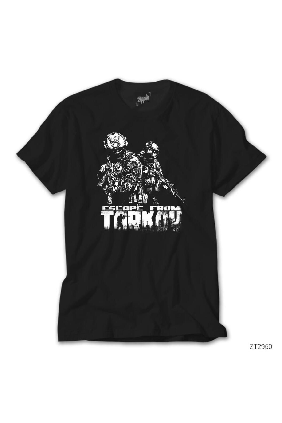 WAKHA Escape From Tarkov Bear Team Siyah Tişört