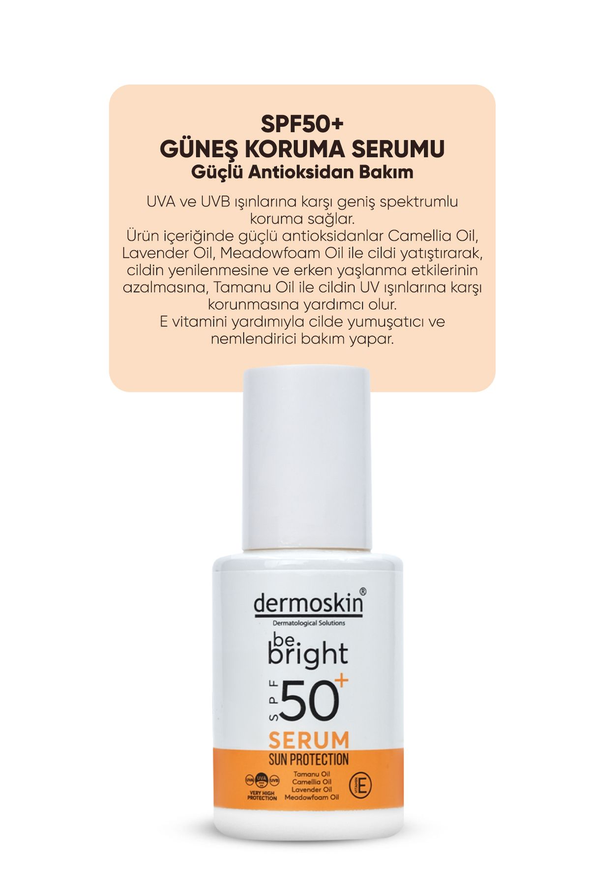 سرم ضد آفتاب Be Bright SPF 50+ 