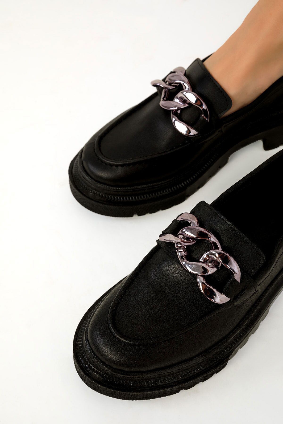 SOHO-SCHWARZE Damen-Loafer-Schuhe 17485 2