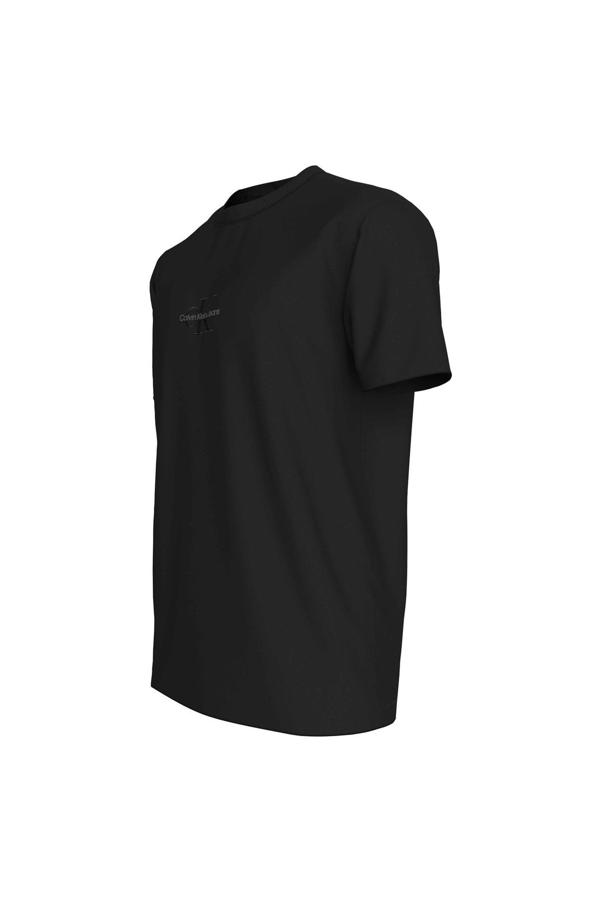 Calvin Klein تی شرت مردانه مشکی یقه دوزی جین J30J3256490GM MONOLOGO TEE