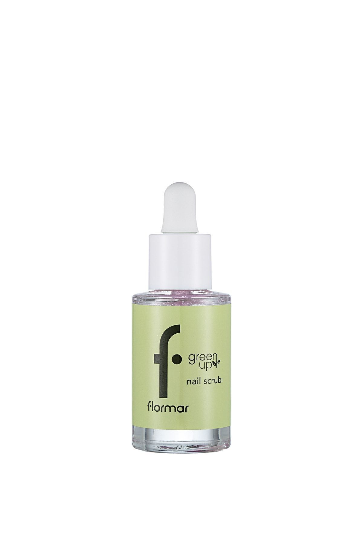 Flormar پاک کننده و لطیف کننده ناخن های گیاهی تراکم شفاف گرین آپ ناخن های گیاهی بنفش 001