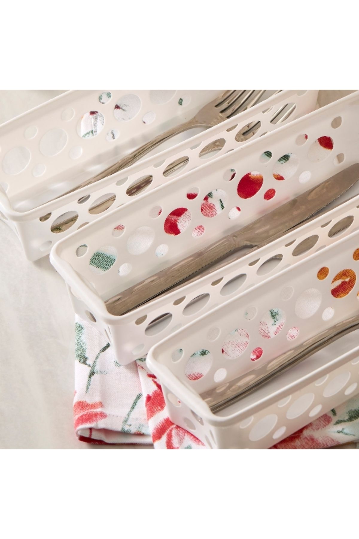 Home Box Spectra 3-Piece Multiutility Basket Set - 25x7x7 cm