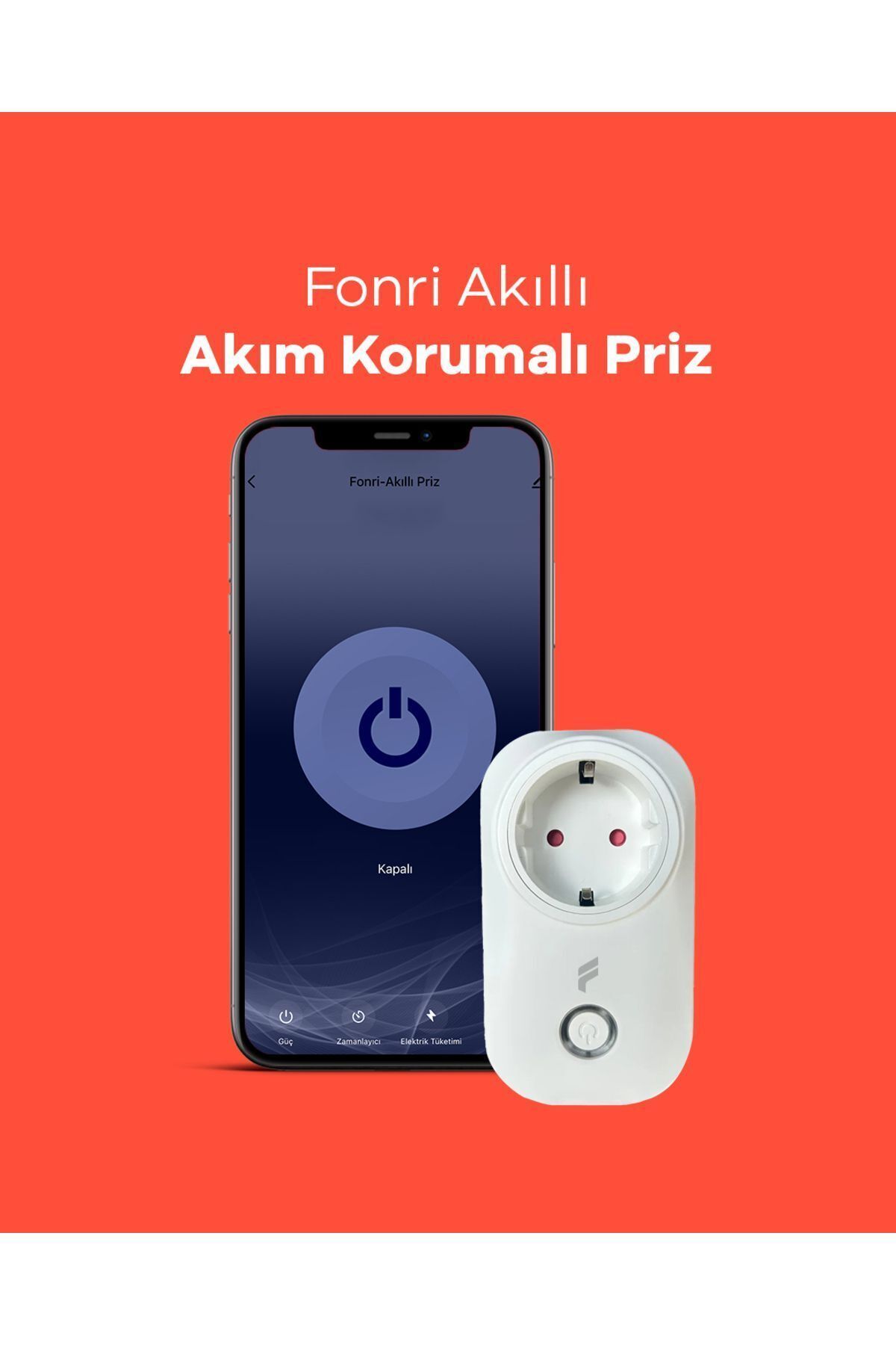 Fonri-Smart Surge Protected Socket (16 AMPER), Wifi, 2 Year Warranty, Remote Control, Energy Consumption Tracking 4