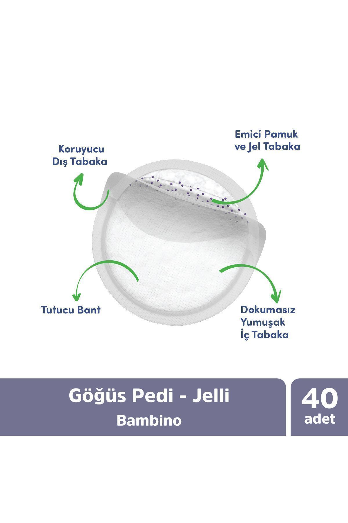 Bambino Göğüs Pedi ve Süt Saklama Poşeti Seti fotoğrafı 3 (önizleme)