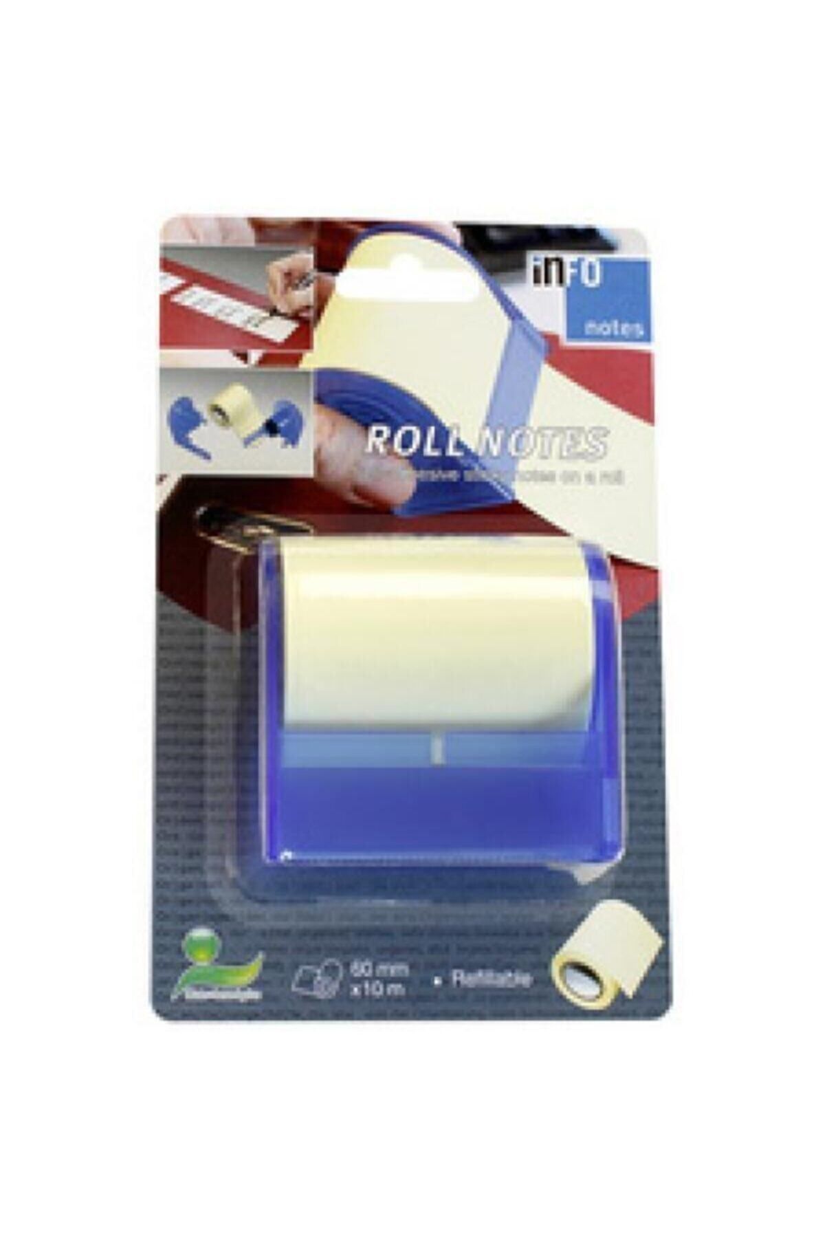 Yelken-Yellow Color 60Mmx10 Mt Roll Notes - Info Notes 2