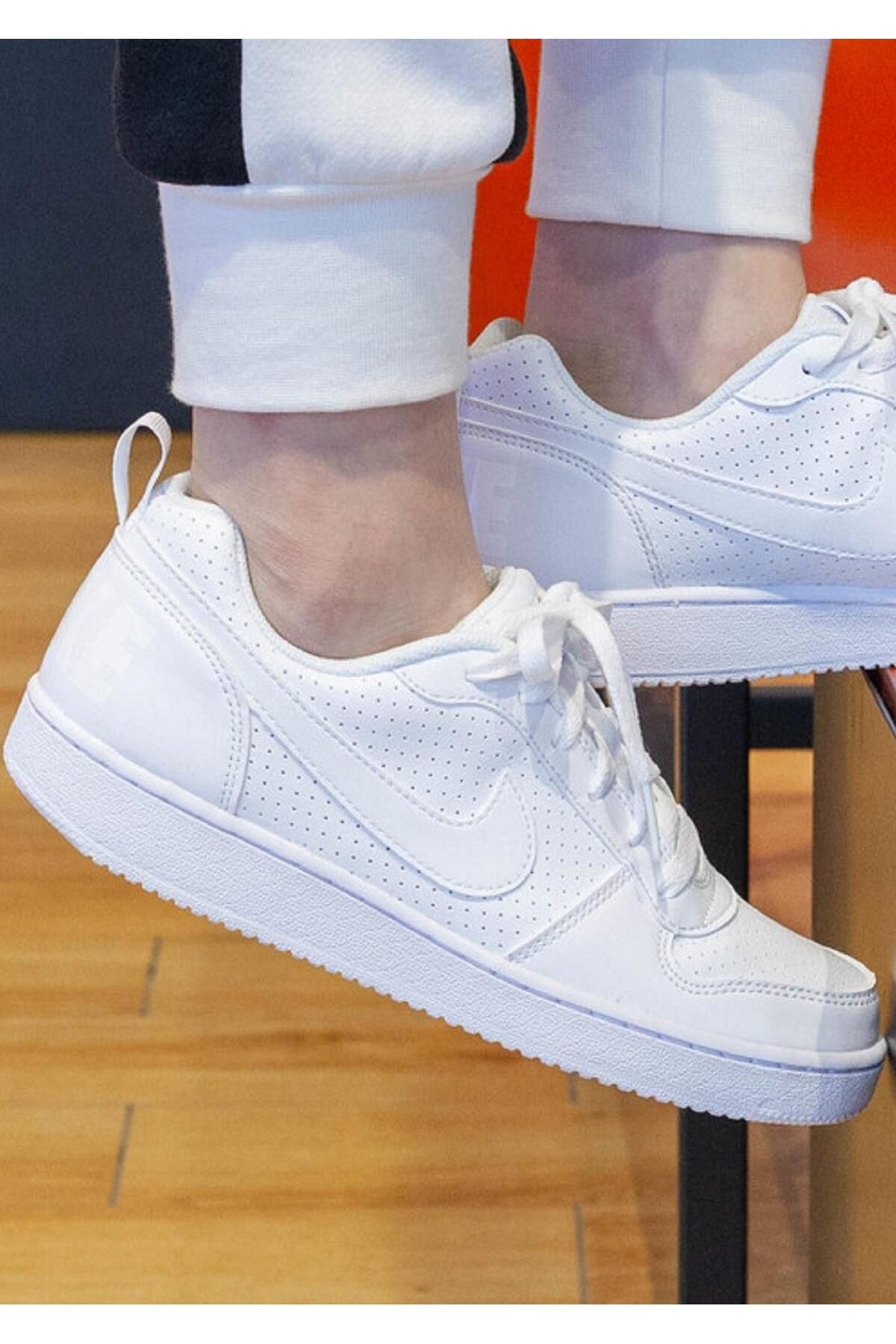 Nike Court Borough Low S. L. White Sneaker Gunluk Beyaz Spor Ayakkab Fiyat Yorumlar Trendyol