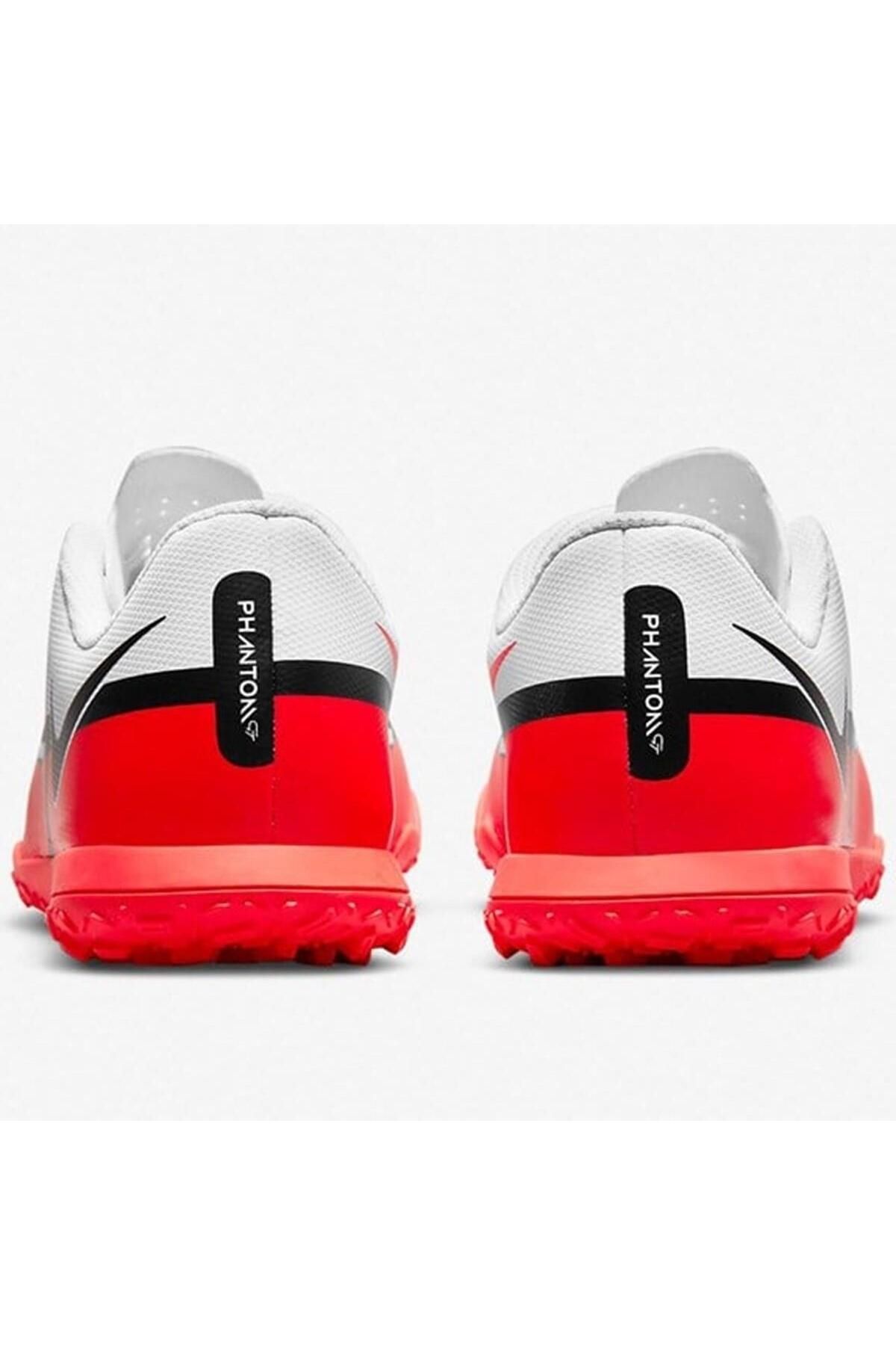 کرمپون سفید مردانه و زنانه Phantom G. T. 2 Club tf کفش فوتبال زمین فرش قرمز Nike