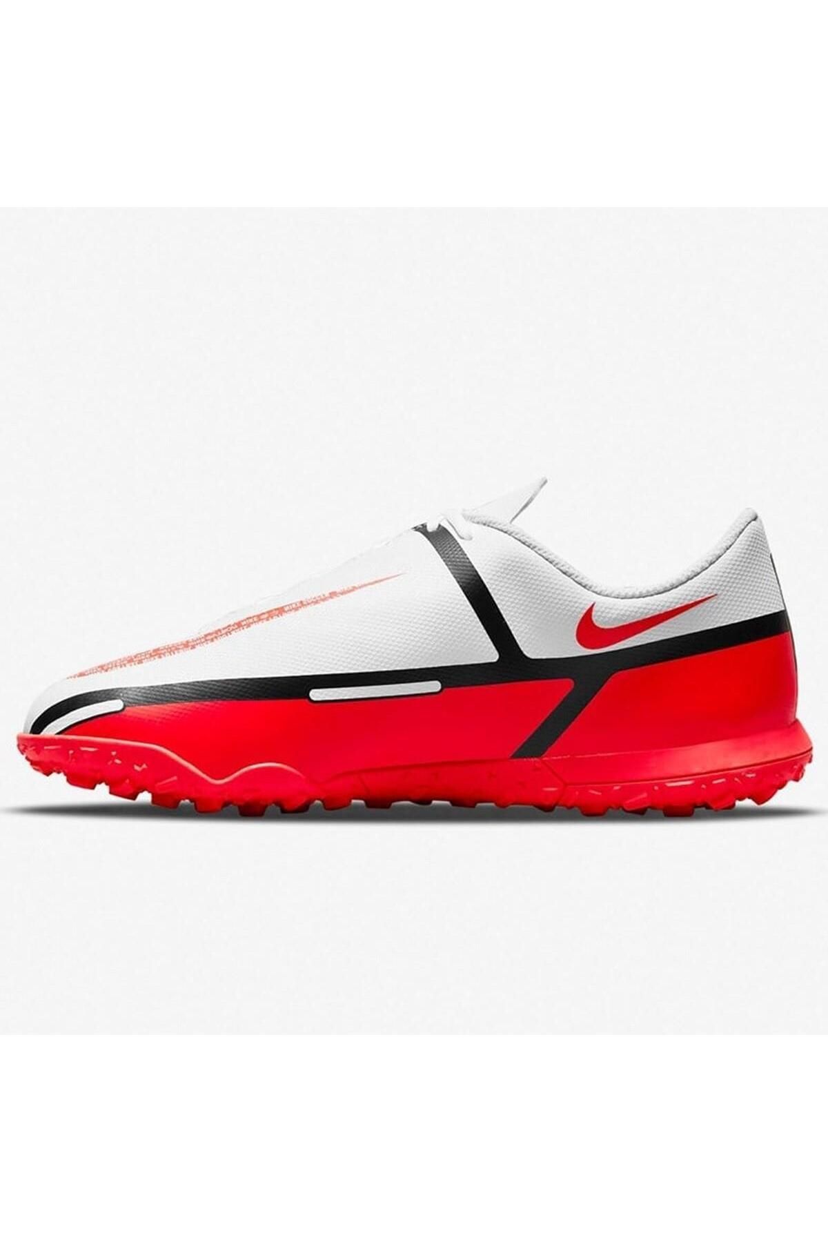 کرمپون سفید مردانه و زنانه Phantom G. T. 2 Club tf کفش فوتبال زمین فرش قرمز Nike