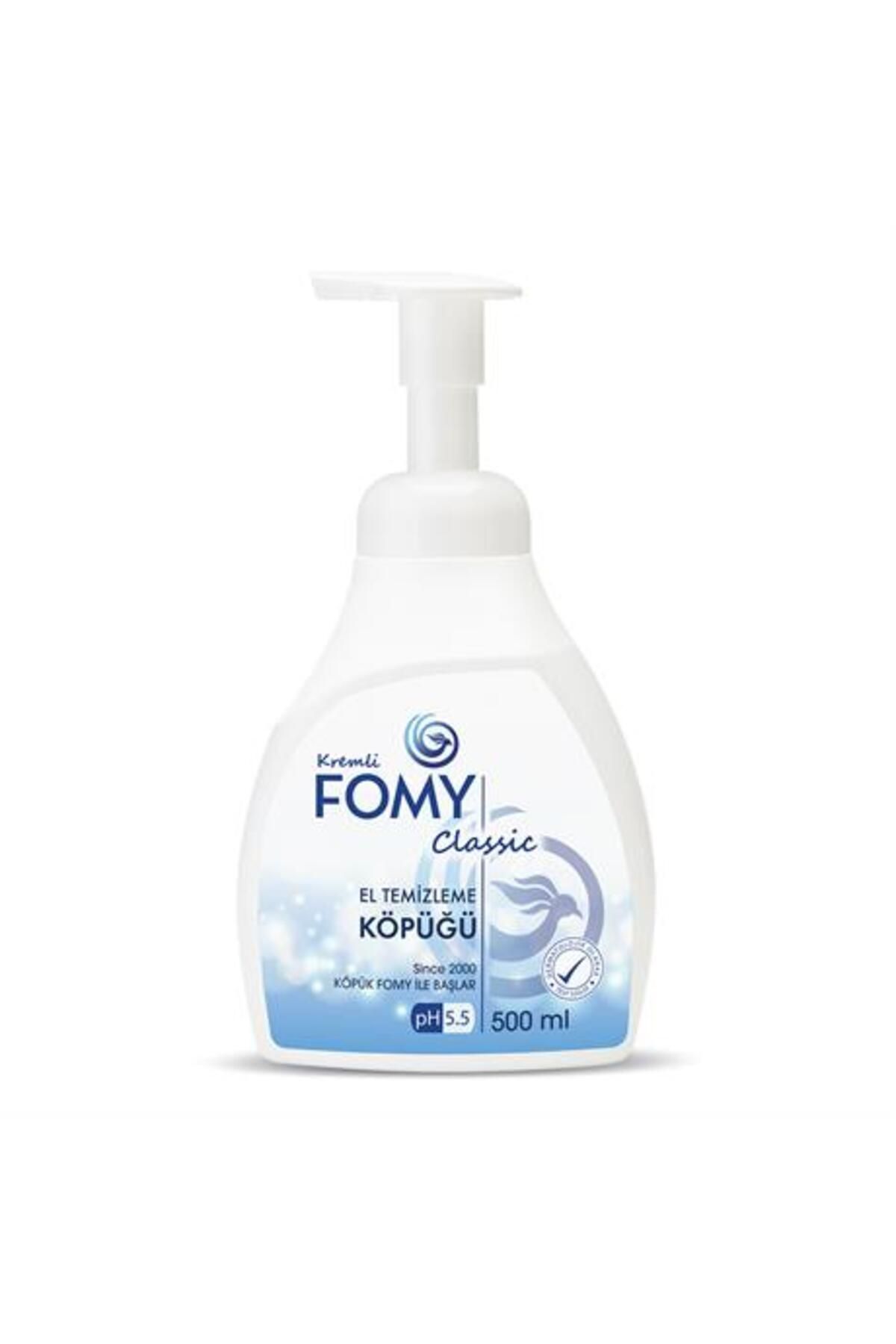 فوم پاک کننده پوست کرمی با شستشوی آسان و تمیز کننده عمیق 500 میلی لیتری کلاسیک Fomy