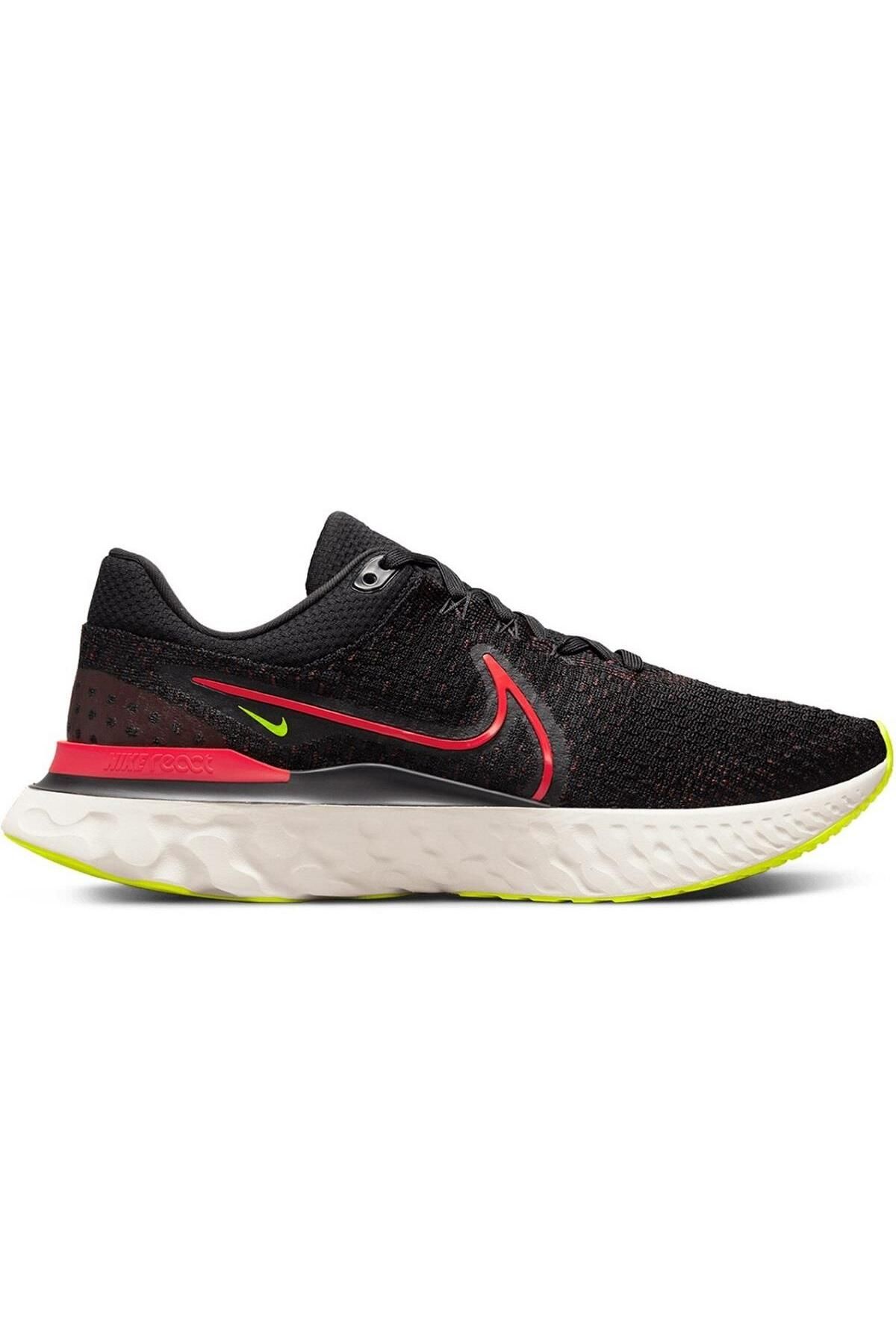 Nike-Infinity React Run Flyknit 3 Black - Running Shoes 4