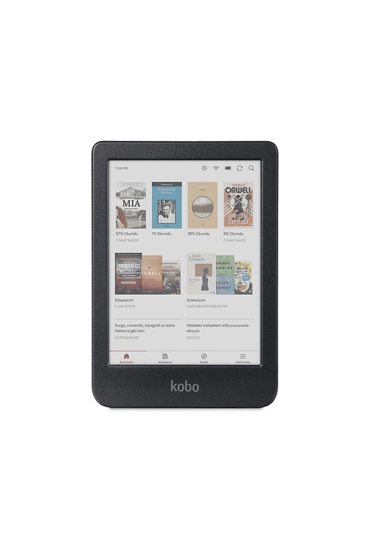 kobo Clara Colour E-Kitap Okuyucu Siyah