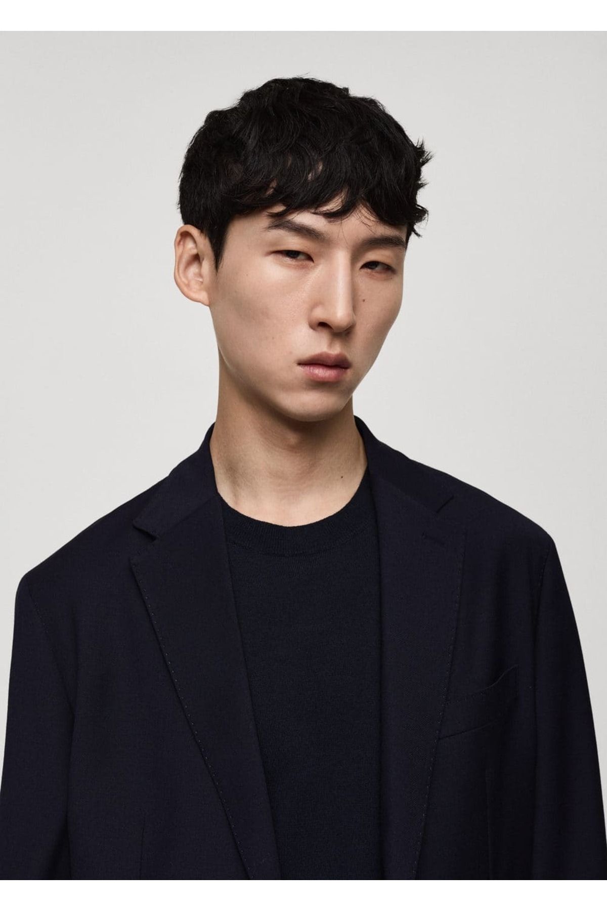 ژاکت مردانه آبی سرمه ای منگو | 77005975 اورجینال - تصویر 7