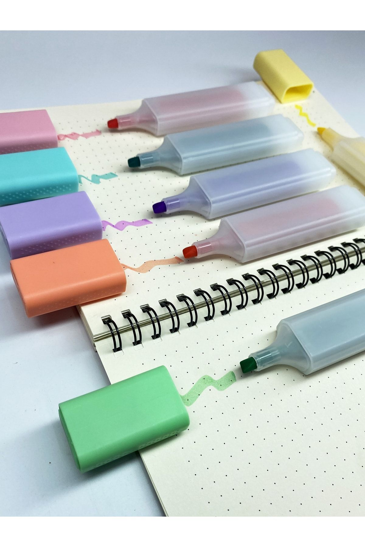 Highlighter | 6 Pcs | Soft Pastel and Neon Set Options | Ultra Durable