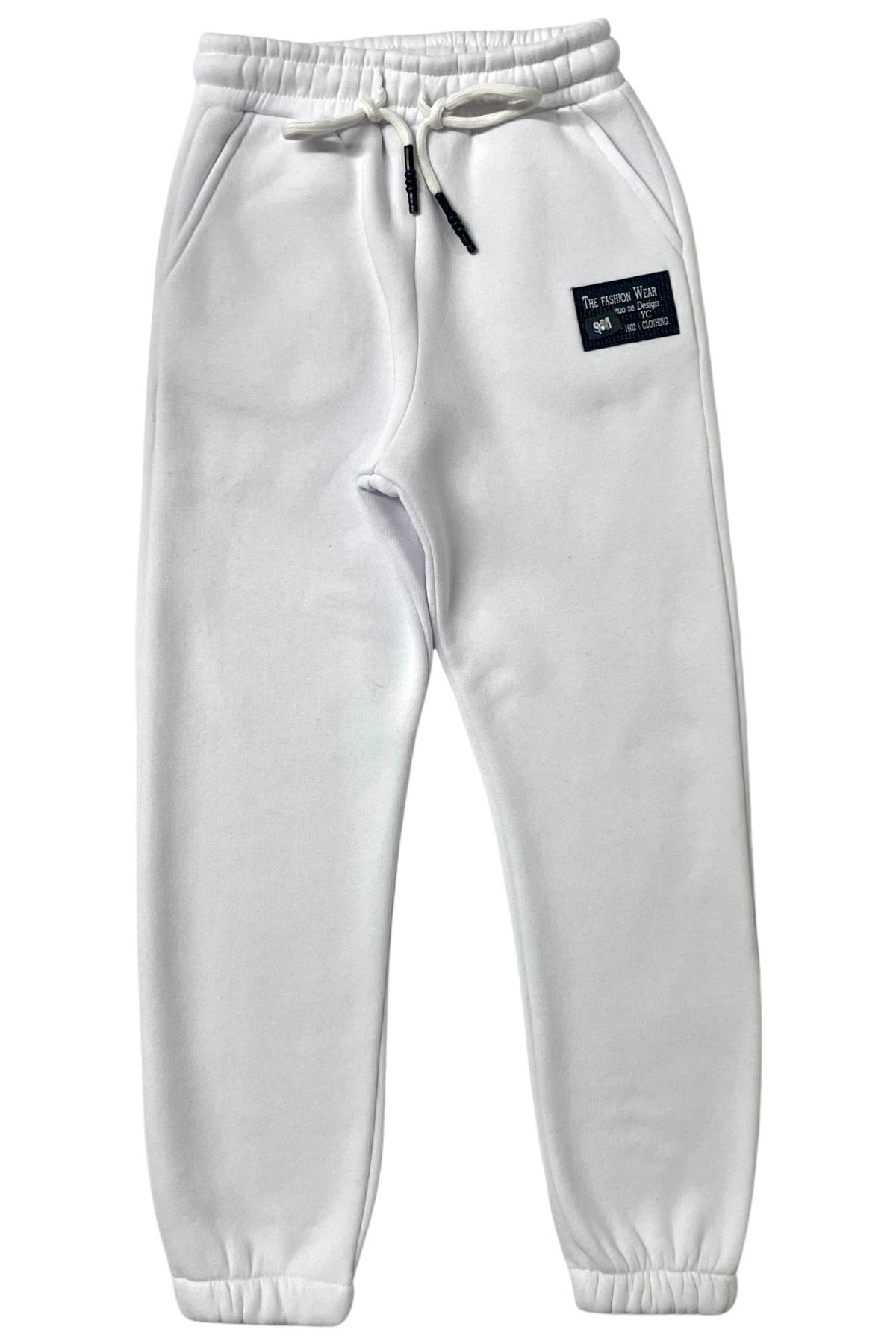 Cloise Girl s White Three Thread Raised Tracksuit Bottom With Elastic Legs for Girls price in Dubai UAE Compare Prices