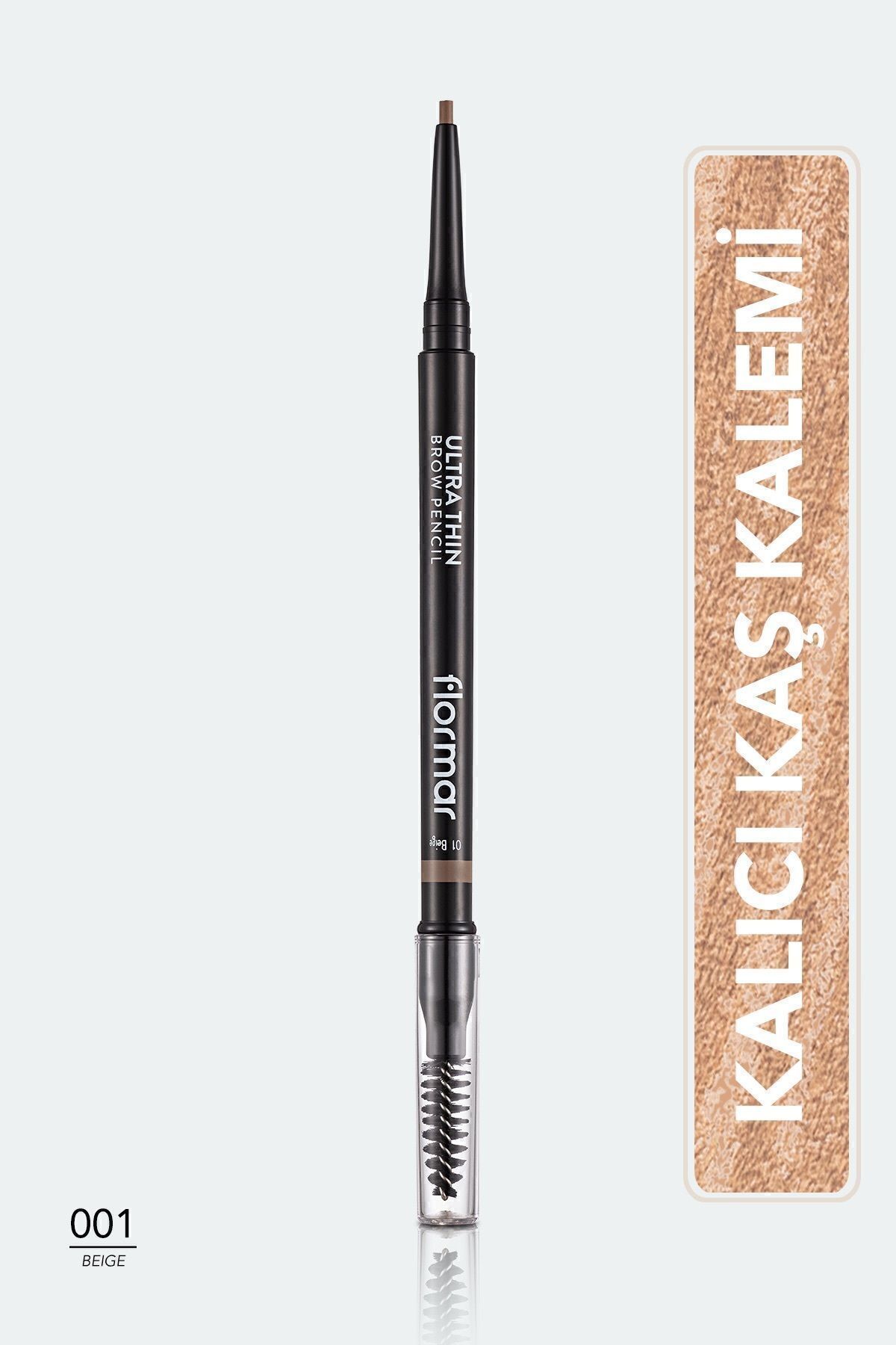Flormar-Ultra Thin Brow Pencil Tsrm Eyebrow - 001 Beige - New Pattern897754 1