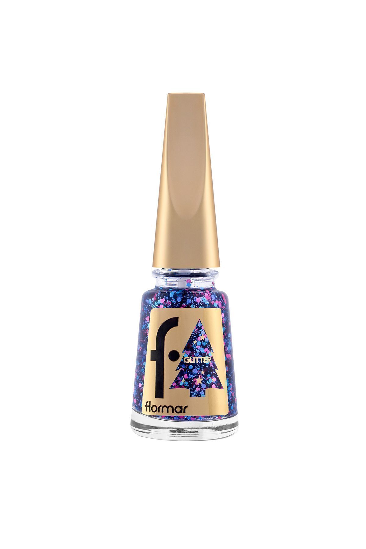 لاک ناخن نیمه شفاف و براق براق Flormar