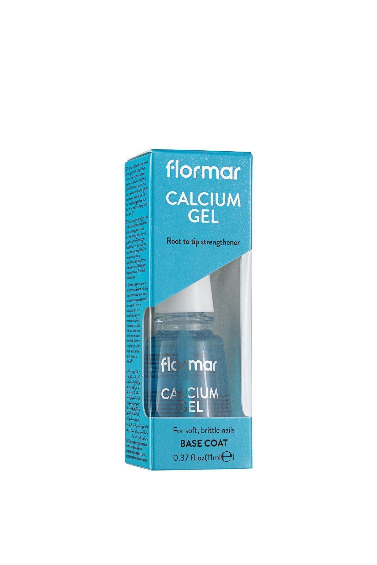 لاک مراقبت از ناخن و پایه لاک ناخن حاوی کلسیم - ژل کلسیم - 000 - 8690604560486 Flormar