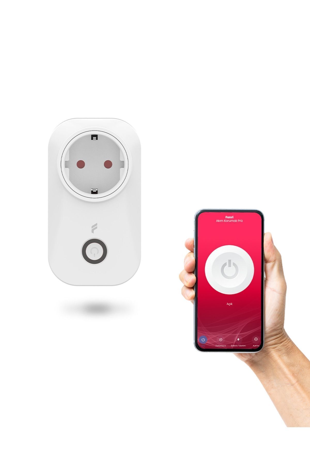 Fonri-Smart Surge Protected Socket (16 AMPER), Wifi, 2 Year Warranty, Remote Control, Energy Consumption Tracking 3