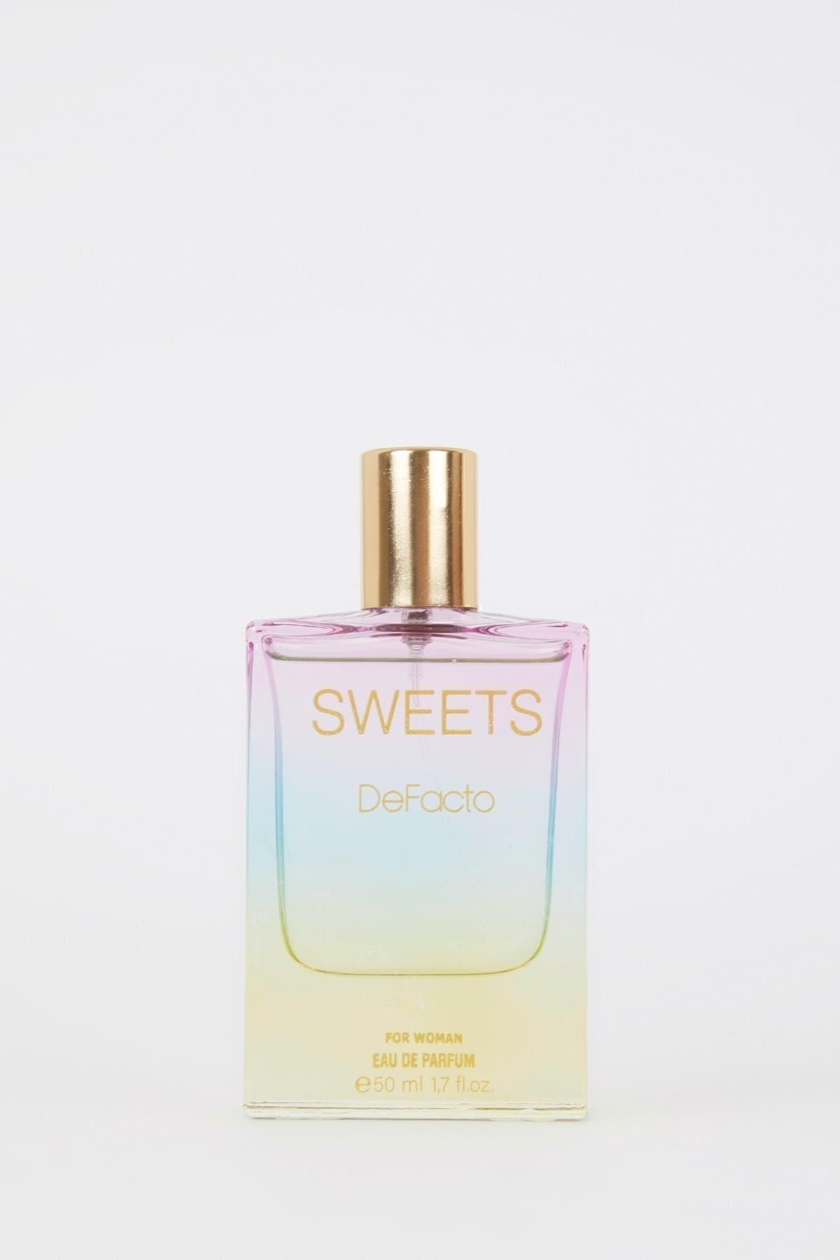 عطر زنانه دیفاکتو سوییتس با رایحه مرکبات - 50 میلی لیتر (EDP) Defacto
