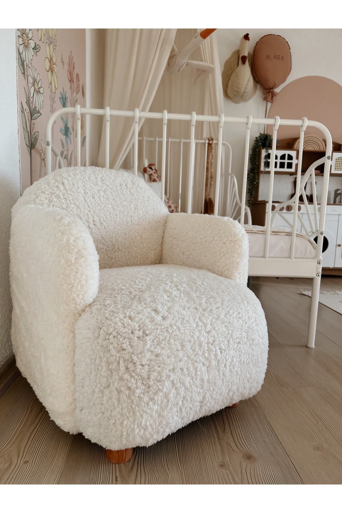 Breda Home Concept Teddy Ahşap Ayaklı Çocuk Bebek Koltuğu Sandalyesi fotoğrafı 3 (önizleme)