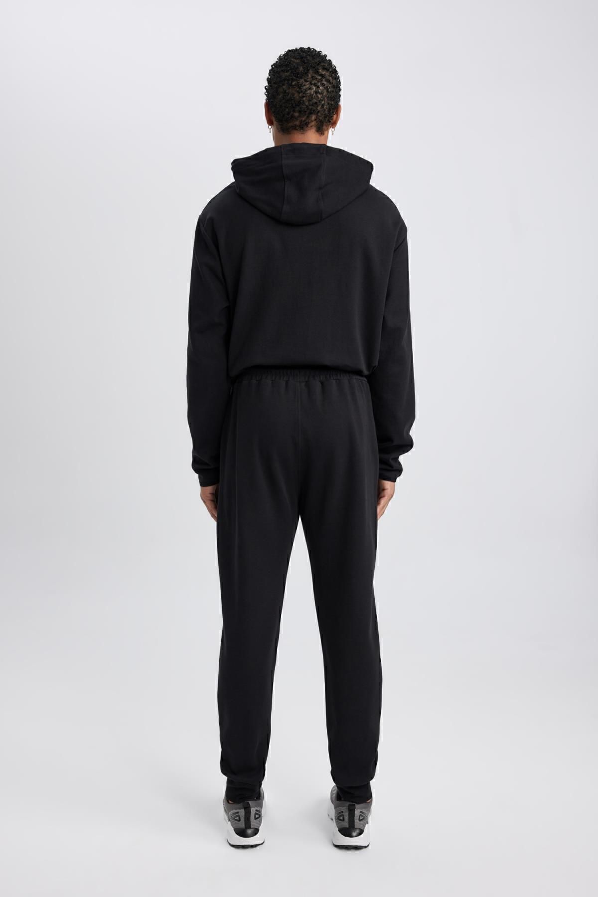 DeFacto-Slim Fit Basic Jogger-Jogginghose mit Taschen – Schnürung an der Taille, elastisches Bein B3529ax23au 6