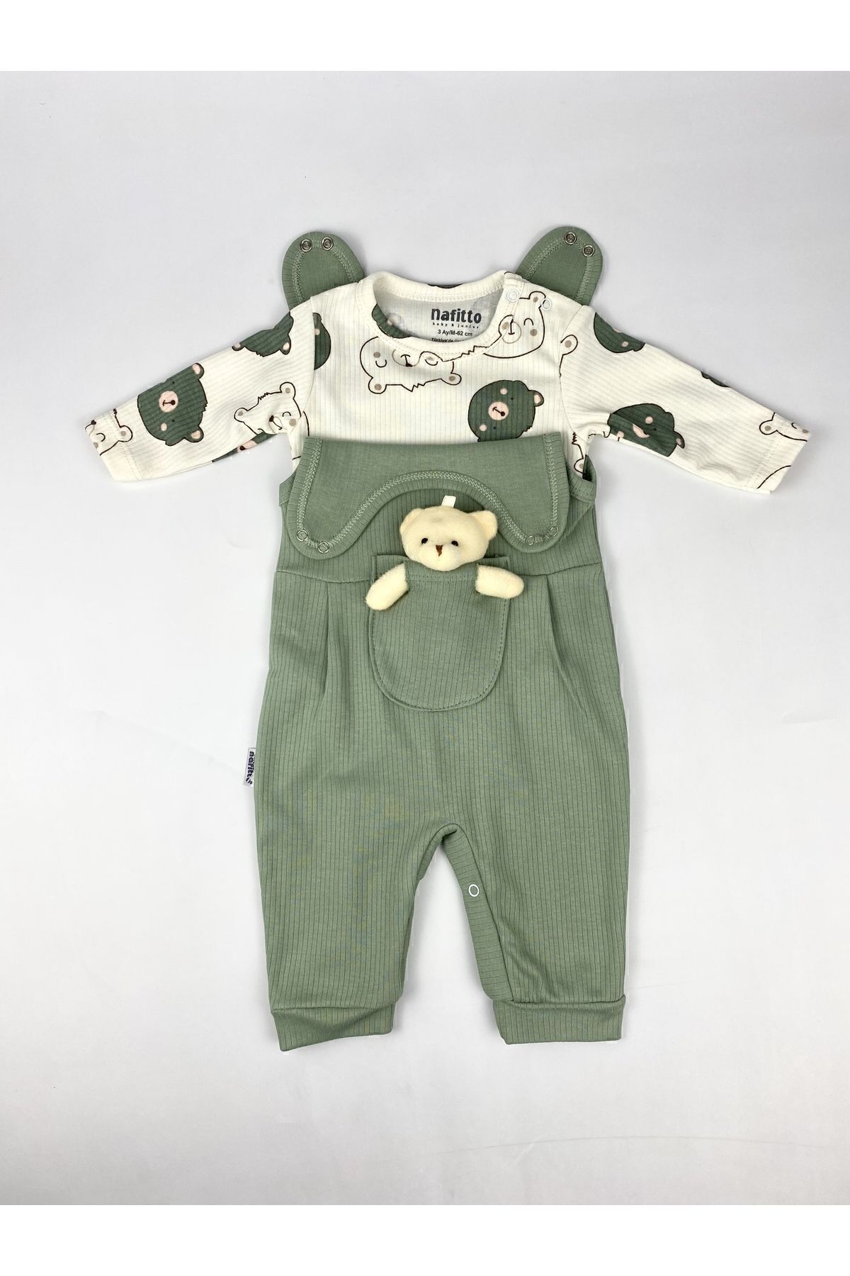 بادی نوزادی پسرانه – دخترانه سبز Genel Markalar | NFT1427 اورجینال - تصویر 2