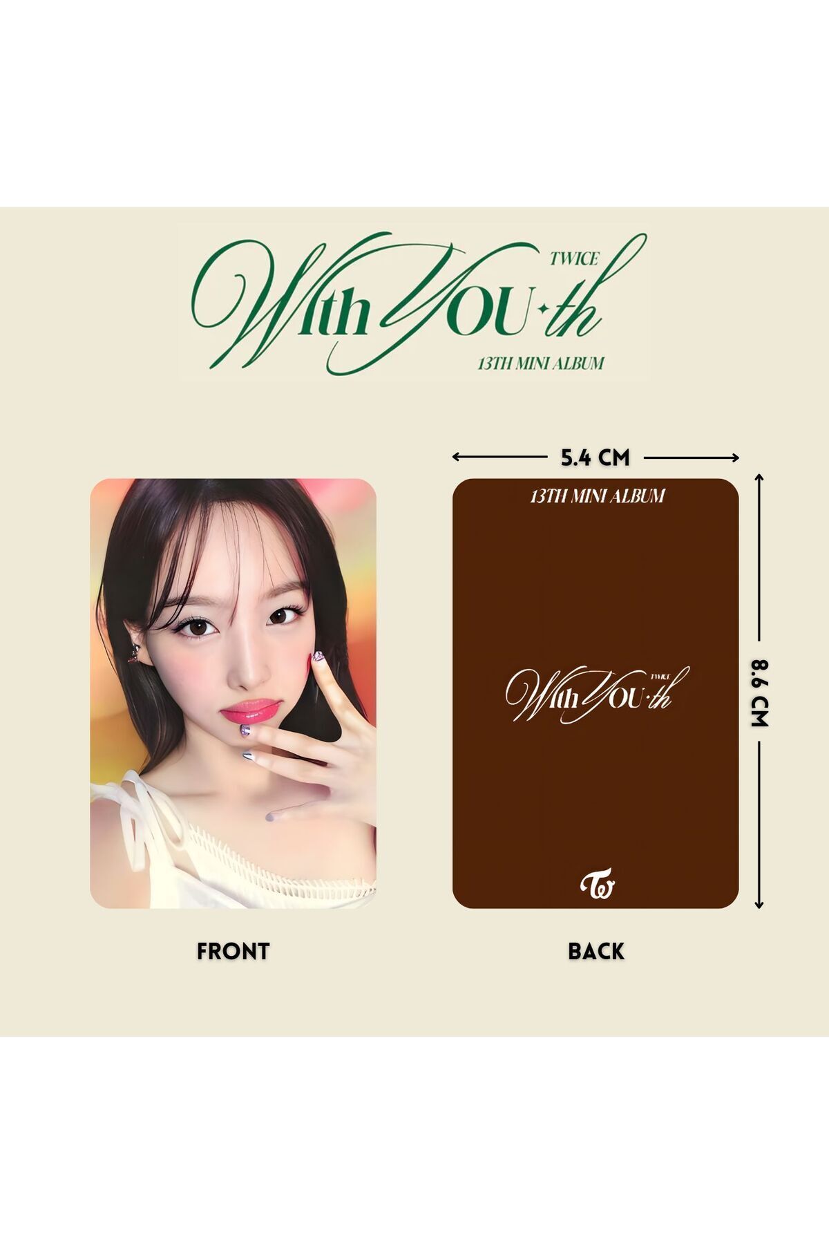 Kpop Dünyasi-Σετ TWICE With You th POB 3 PC 2
