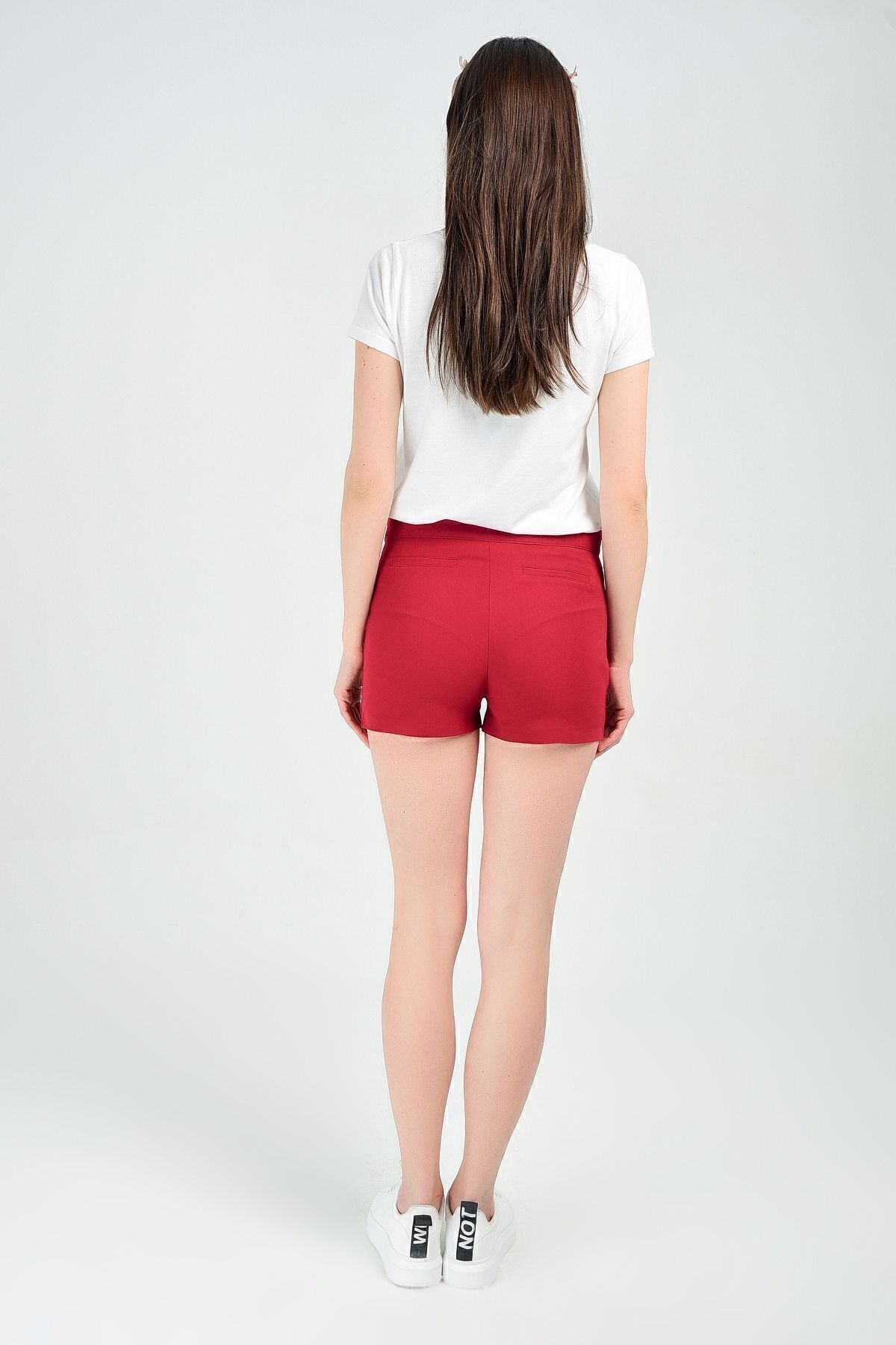 Sense-Atlas Crepe Sort with Sus Pocket| Şrt14056 Claret Red 3