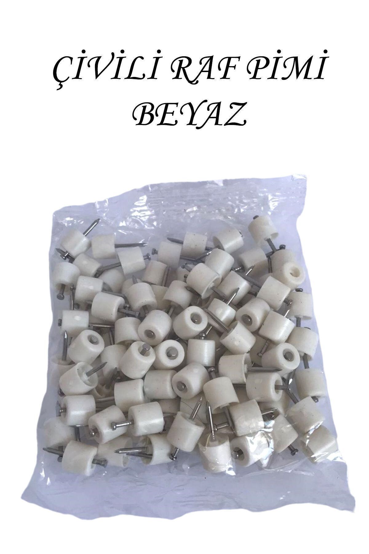 Nailed Shelf Pin Wall Cabinet Furniture Pin Hard Plastic Shelf Holder White 100 Pieces Single (1 PACK)