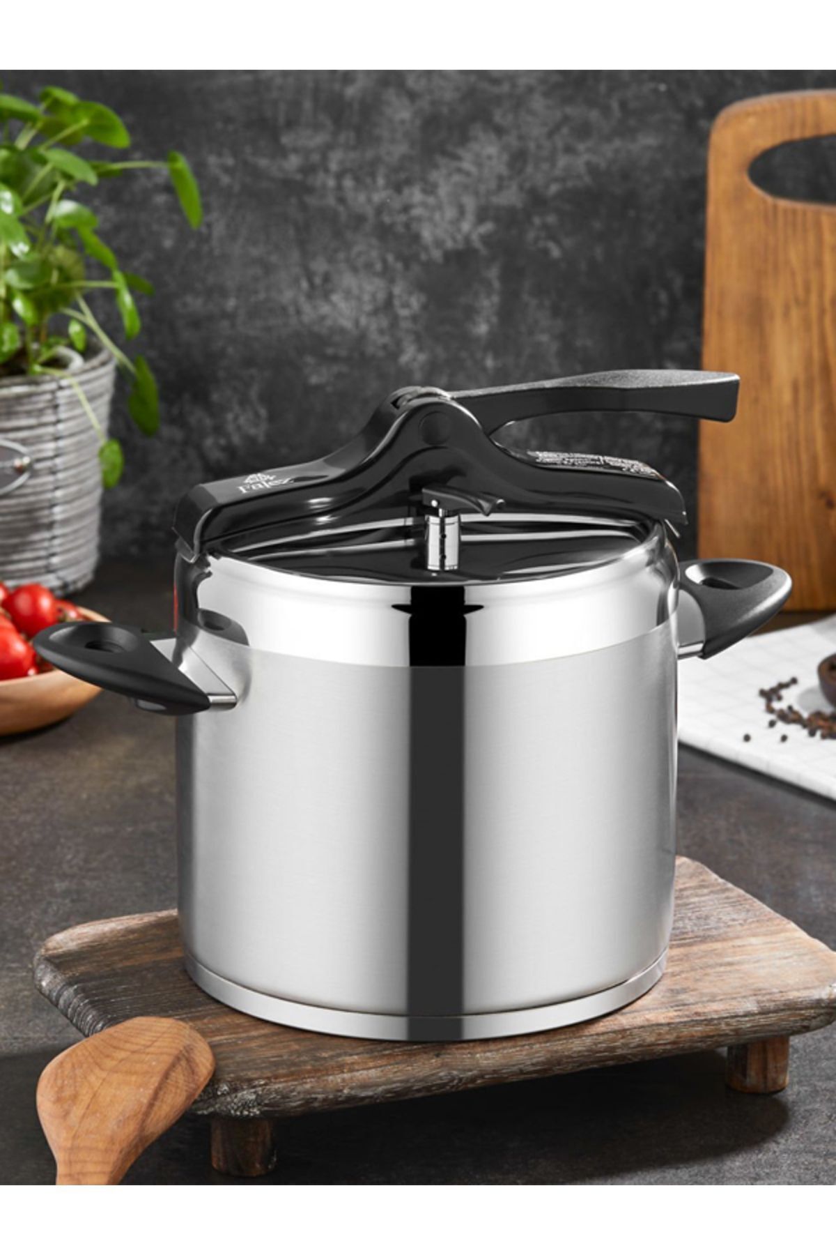 FALEZ VENTO SIYAH 9 LT KLASIK DUDUKLU TENCERE