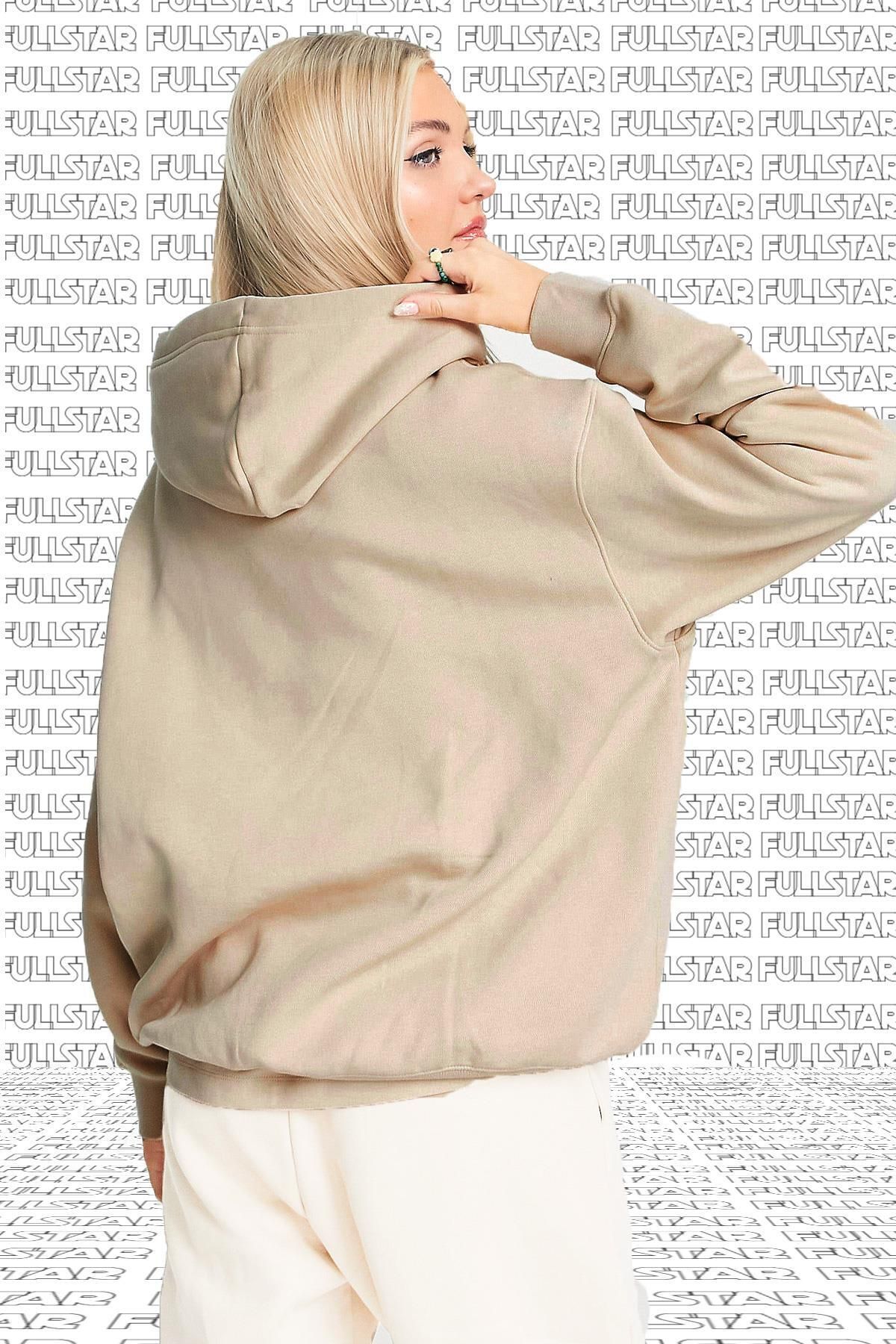 Nike-Îmbrăcăminte sport Fleece Hanorac Oversized Loose Cut Unisex Hanorac Crem Bej 4