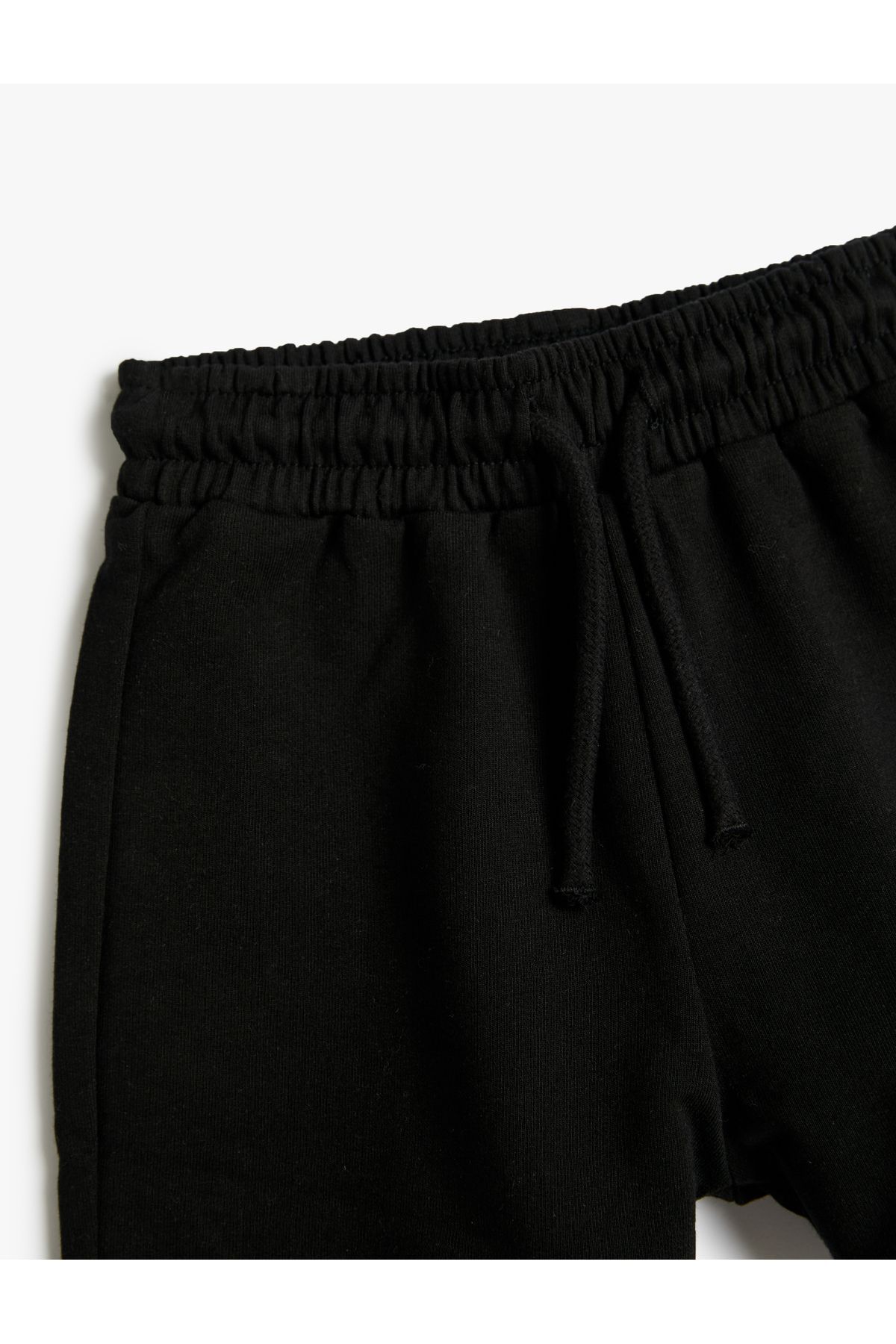 Basic Şort Beli Bağlamalı Cepli Pamuklu
