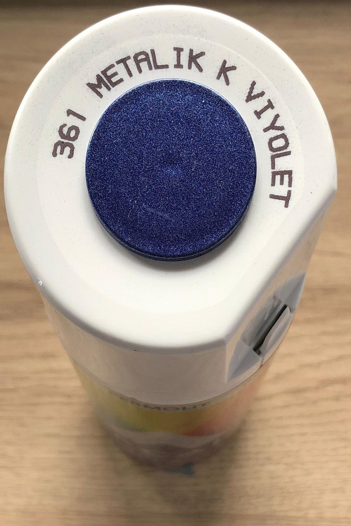 Akçalı Metalik Koyu Viyolet 361 Simli Sprey Boya 400 ml