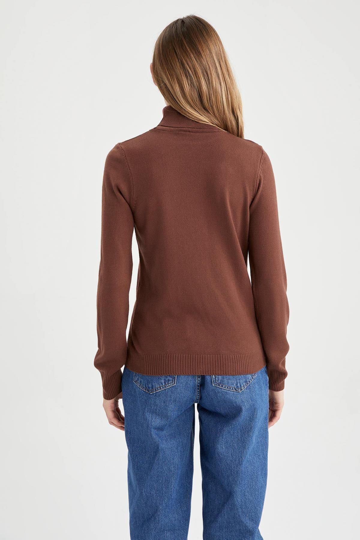DeFacto-Extra Soft Relax Fit rolák kašmírový svetr - H1651Az22Wn 5