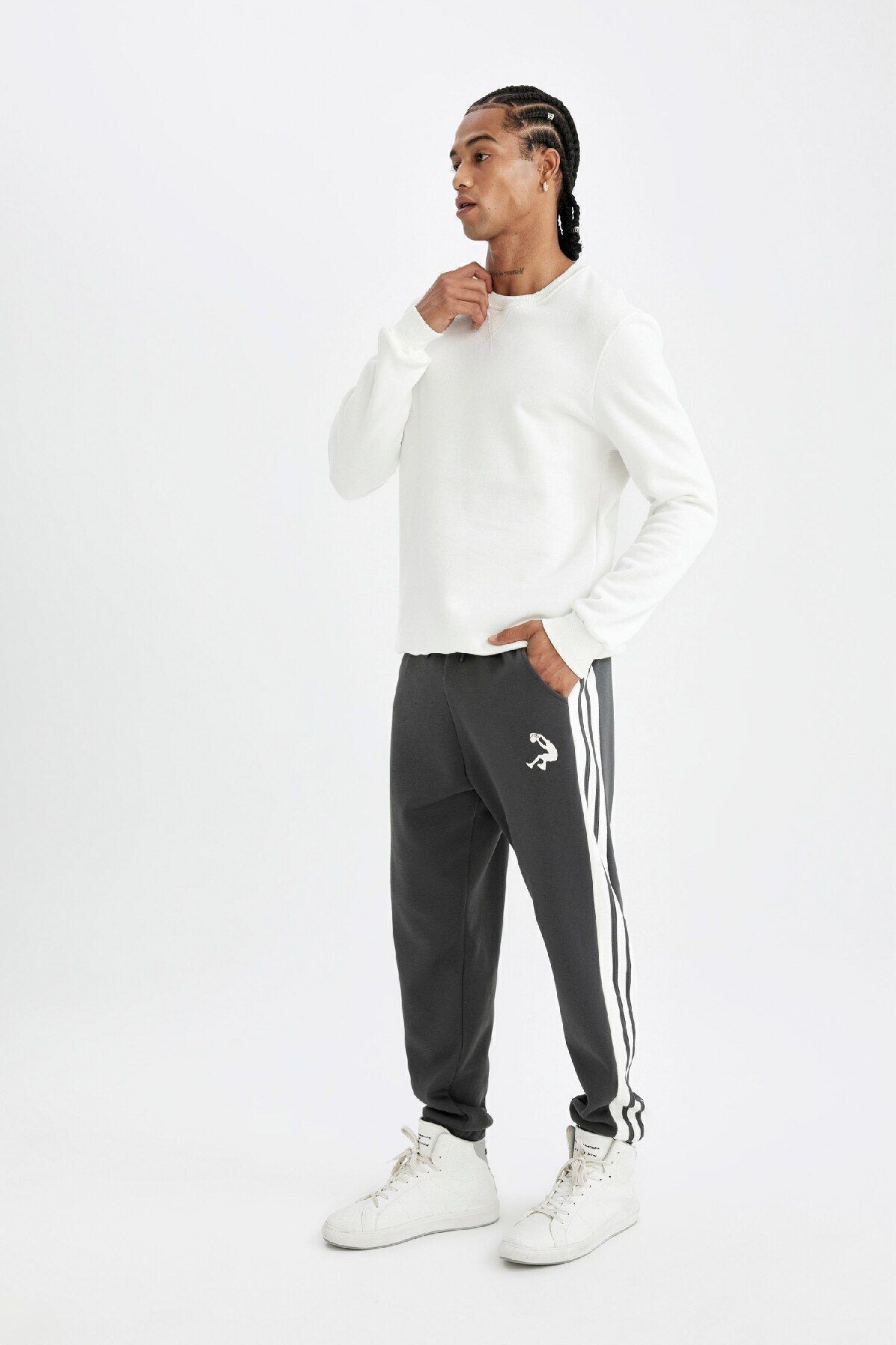 DeFacto-Shaquille O'neal Pocket Jogger Sweatpants - Long Leg D1554ax24au 3