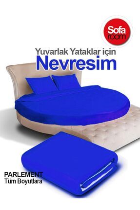 Sofaroom Yuvarlak Nevresim Takımı Parlement 230 Cm Çapında Battal Boy %100 Pamuk