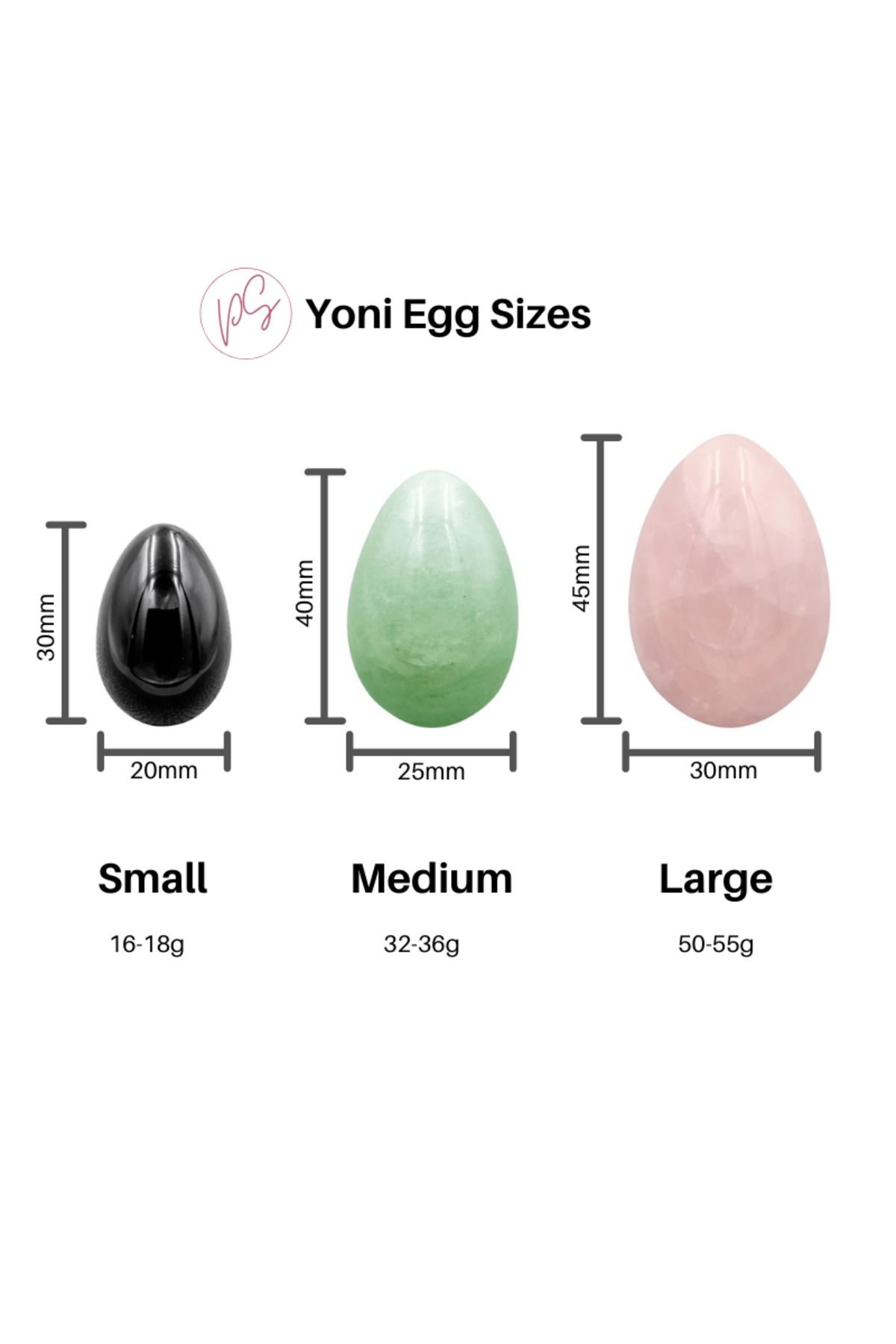 Pembe Kuvars Yoni Yumurtası Yoni Egg Kegel Eksersiz (KUTUSUZ) 2