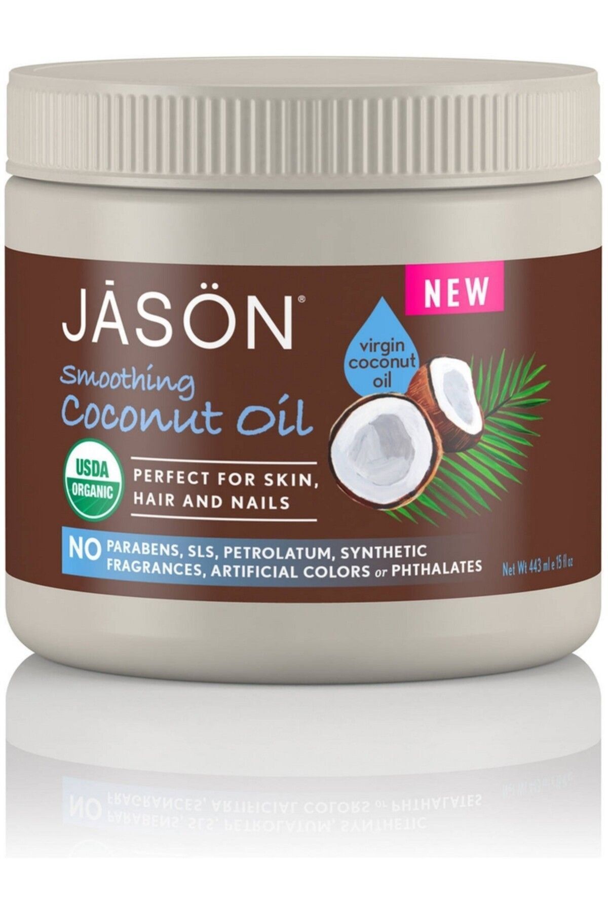 JASONS Jason Smoothing Coconut Oil Perfect For Skın Hair and Naıls 443 ml