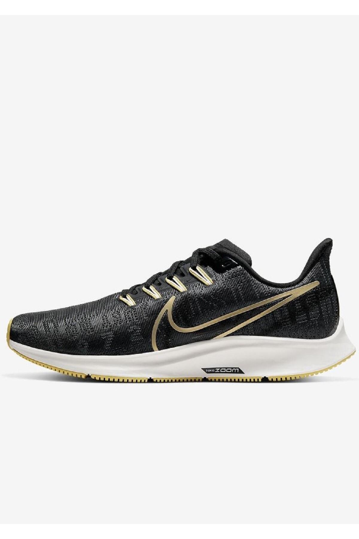 کفش Nike نایکی رانینگ مشکی/طلایی ایر زوم Pegasus 36 Prm اورجینال - تصویر 1