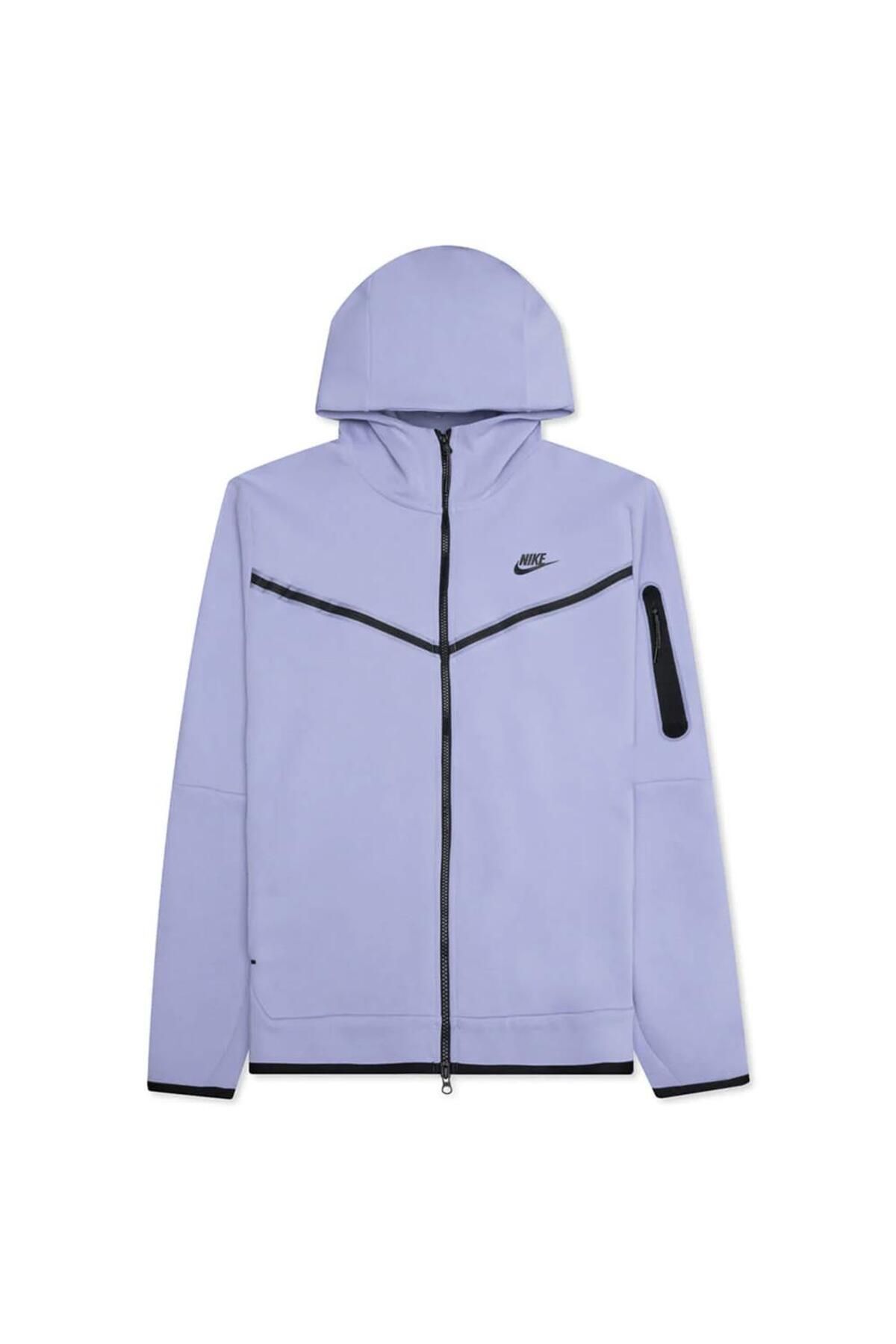 سویشرت اسپرت نایکی زنانه پنبه ای بنفش اسپرت راسته Fitted/فیت    Fitted/فیت اسپرت | Nike CU44.89 FS KH - تصویر 4