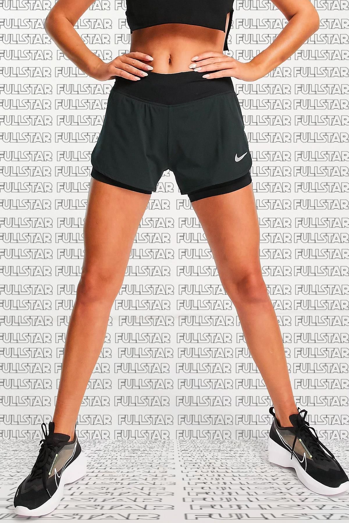 Nike Eclipse Flex 2 In 1 Running Shorts Taytl Ko u Antrenman ortu Siyah Fiyat Yorumlar Trendyol