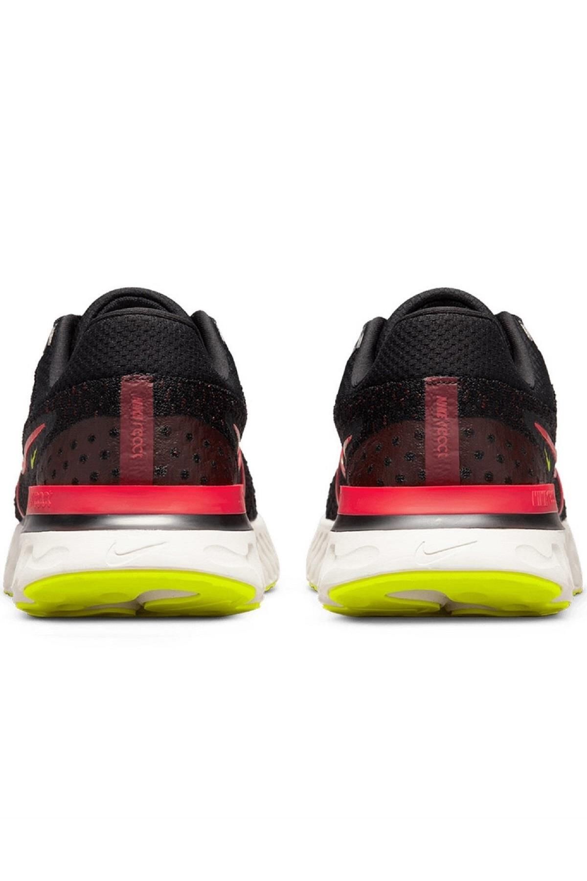 Nike-Infinity React Run Flyknit 3 Black - Running Shoes 7